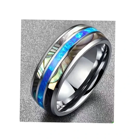 STAINLESS STEEL BAND RING - Picture 2 of 3